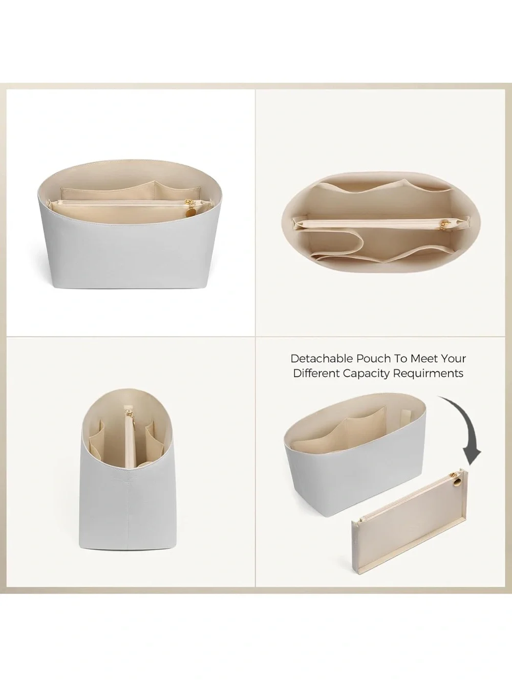 Insert For Handbags For Le Pliage, Ultra-light Waterproof DupontPaper Upgraded